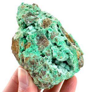 Druzy Chrysoprase , Mint Green Crystal, Mineral Specimen From Indonesia