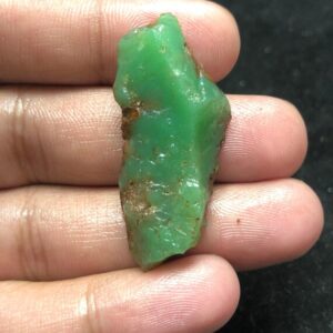 Handpicked Natural Chrysoprase Rough Stone Slice 9.6g 44x20x9mm Handpicked Natural Chrysoprase Rough Stone Slice 9.6g 44x20x9mm