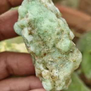 Natural Green Chrysoprase Rough, Healing Crystal Raw Chrysoprase Energy Stone 203 Carat Natural Green Chrysoprase Rough, Healing Crystal Raw Chrysoprase Energy Stone 203 Carat
