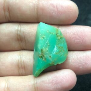 Natural Chrysoprase Rough Stone Slice | Apple Green Gemstone 10g 34x20x25mm Natural Chrysoprase Rough Stone Slice | Apple Green Gemstone 10g 34x20x25mm