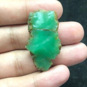 Natural Chrysoprase Rough Stone Slice | Australian Origin 13.1g 45x23x11mm Natural Chrysoprase Rough Stone Slice | Australian Origin 13.1g 45x23x11mm