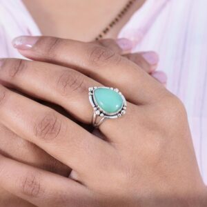 Chrysoprase Solid 925 Sterling Silver Artisan Ring, Green Chrysoprase Jewelry, Silver Gift Items For Chrtismas, Gift For Girls Jewelry Chrysoprase Solid 925 Sterling Silver Artisan Ring, Green Chrysoprase Jewelry, Silver Gift Items For Chrtismas, Gift For Girls Jewelry