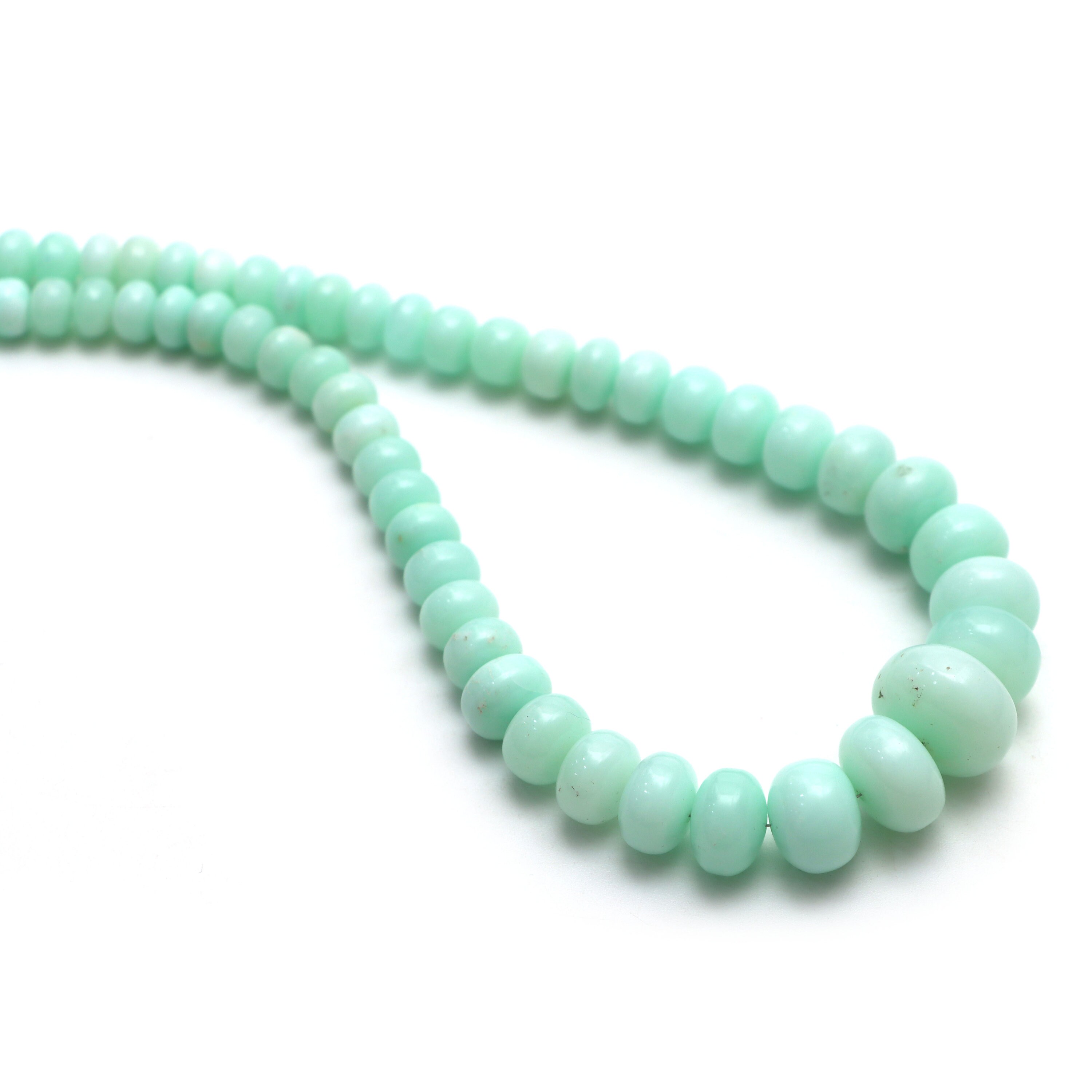 Mint Chrysoprase Smooth Rondelle Beads, 7 Mm To 17 Mm, Chrysoprase Beads, Plain Rondelle Chrysoprase Beads, 16 Inch Strand, Price Per Strand