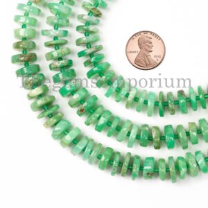 Natural Chrysoprase Tyre Beads, Gemstone Jewelry Beads Natural Chrysoprase Tyre Beads, Gemstone Jewelry Beads
