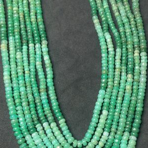 Chrysoprase Plain Rondelle Gemstone Beads, Size 4-5 Mm, Green Chrysoprase Beads, 15 Inches Beads Strand For Jewelry Making, Wholesale Beads Chrysoprase Plain Rondelle Gemstone Beads, Size 4-5 Mm, Green Chrysoprase Beads, 15 Inches Beads Strand For Jewelry Making, Wholesale Beads