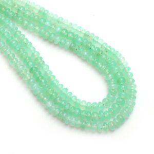 Chrysoprase Smooth Rondelle Beads, 3 Mm To 4.5 Mm, Chrysoprase Jewelry Making Beads, Chrysoprase Beads, 8 Inch / 18 Inch, Price Per Strand Chrysoprase Smooth Rondelle Beads, 3 Mm To 4.5 Mm, Chrysoprase Jewelry Making Beads, Chrysoprase Beads, 8 Inch / 18 Inch, Price Per Strand
