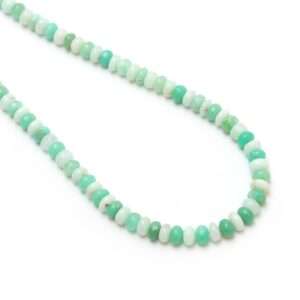 Chrysoprase Smooth Rondelle Beads, 6 Mm To 7.5 Mm, Chrysoprase Jewelry Handmade Gift For Women, 18 Inches Full Strand, Price Per Strand Chrysoprase Smooth Rondelle Beads, 6 Mm To 7.5 Mm, Chrysoprase Jewelry Handmade Gift For Women, 18 Inches Full Strand, Price Per Strand