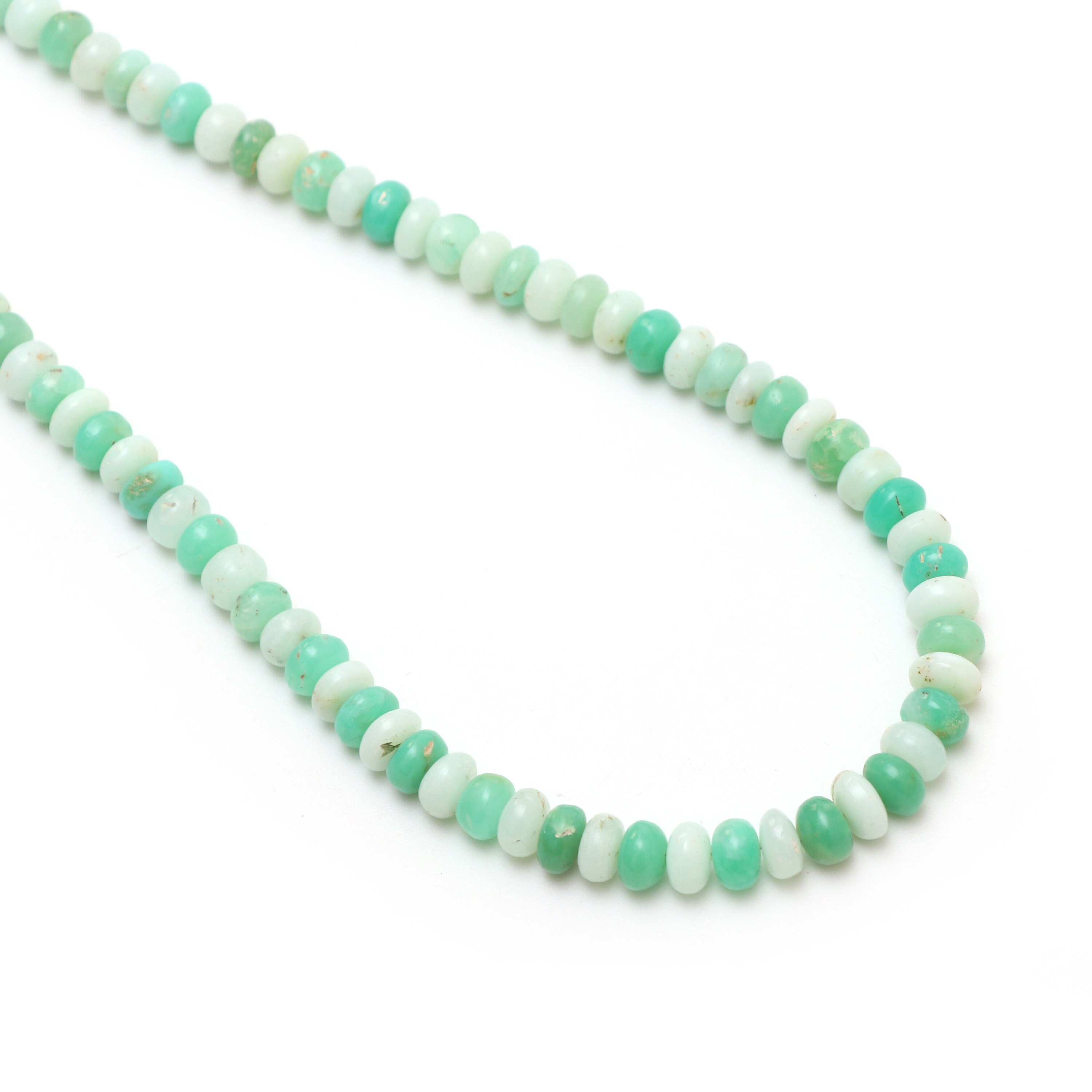 Chrysoprase Smooth Rondelle Beads, 6 Mm To 7.5 Mm, Chrysoprase Jewelry Handmade Gift For Women, 18 Inches Full Strand, Price Per Strand