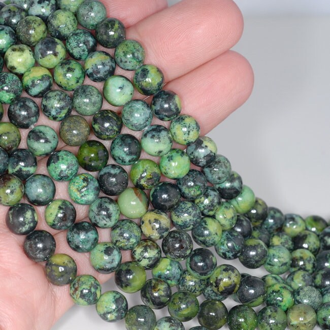 10mm Black Green Chrysoprase Gemstone Round Loose Beads 15.5 Inch Full Strand (80000536-a71) 10mm Black Green Chrysoprase Gemstone Round Loose Beads 15.5 Inch Full Strand (80000536-a71)