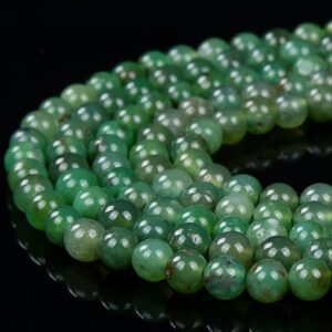 5MM Natural Australian Chrysoprase Gemstone Grade AAA Round Loose Beads (D448)