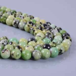 8mm Chrysoprase Round Ball Loose Gemstone Beads 16"