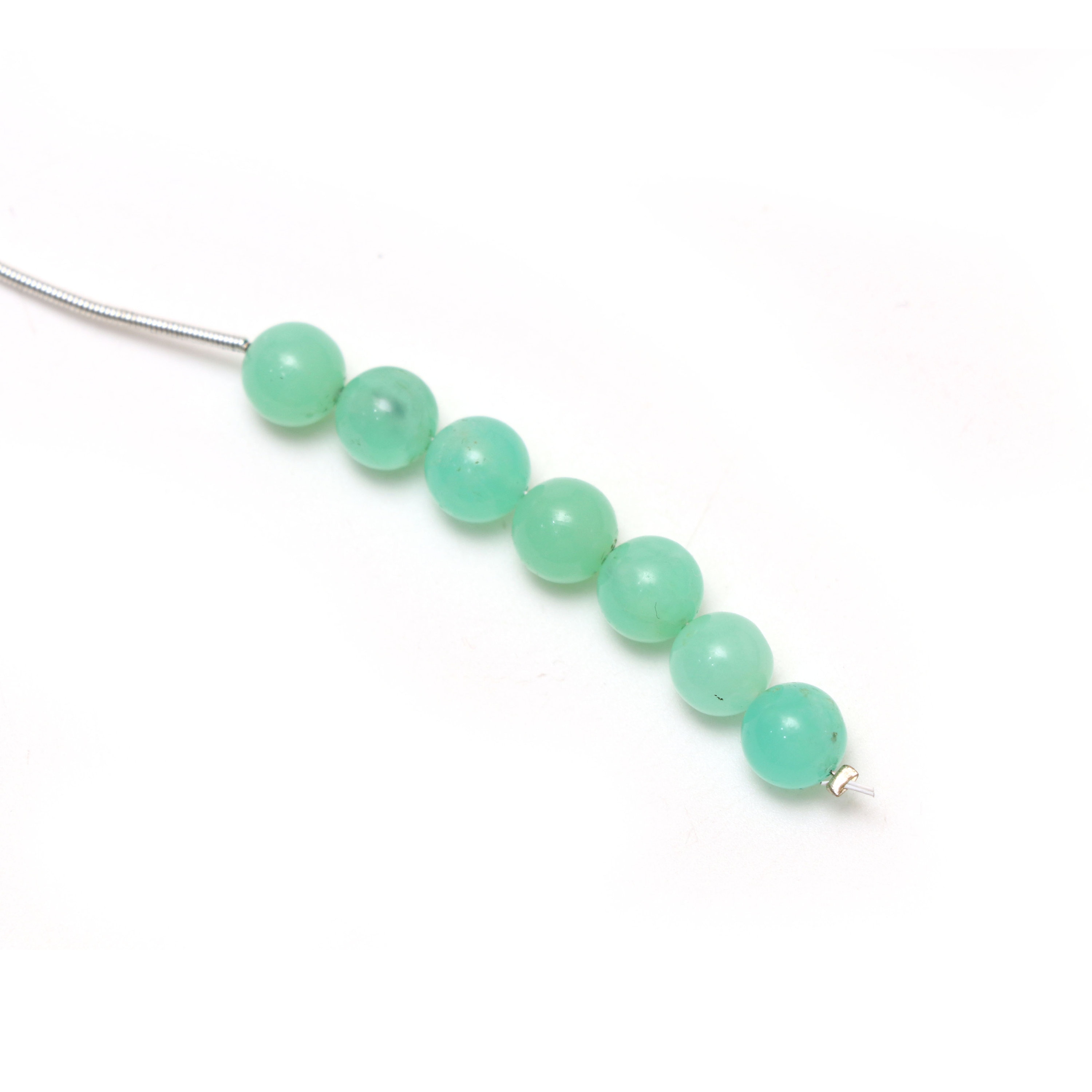 Calibrated Chrysoprase Smooth Round Balls | 8 Mm | Chrysoprase Balls | 8 Inch/ 16 Inch Full Strand | Price Per Strand Calibrated Chrysoprase Smooth Round Balls | 8 Mm | Chrysoprase Balls | 8 Inch/ 16 Inch Full Strand | Price Per Strand