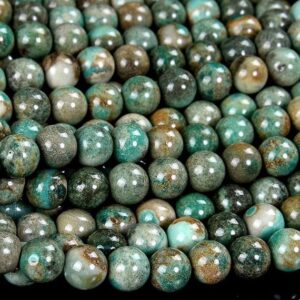 Chrysoprase Gemstone Grade AA Round 6MM 8MM 10MM Loose Beads BULK LOT 1,2,6,12 and 50 (D555)