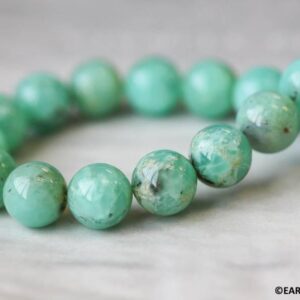 L/ Chrysoprase 14mm Round Beads 16" Strand Natural Gemstone Beads For Jewelry Making (157-1180)