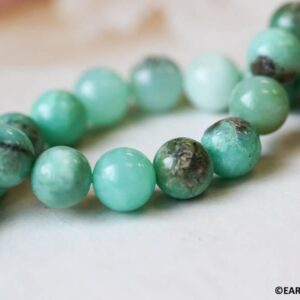 M/ Chrysoprase 12mm Round Beads 16" Strand Natural Gemstone Beads For Jewelry Making Shade Varies A-