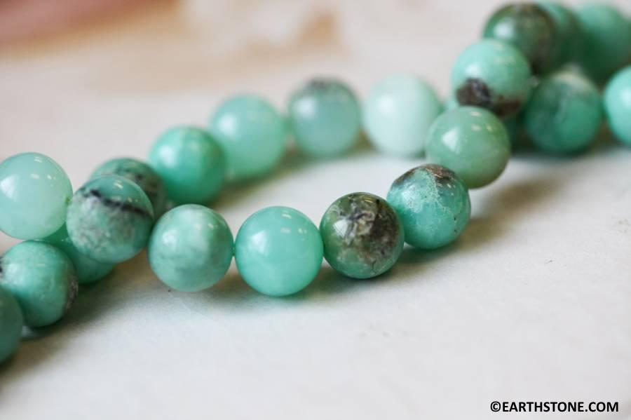 M/ Chrysoprase 12mm Round Beads 16" Strand Natural Gemstone Beads For Jewelry Making Shade Varies A-