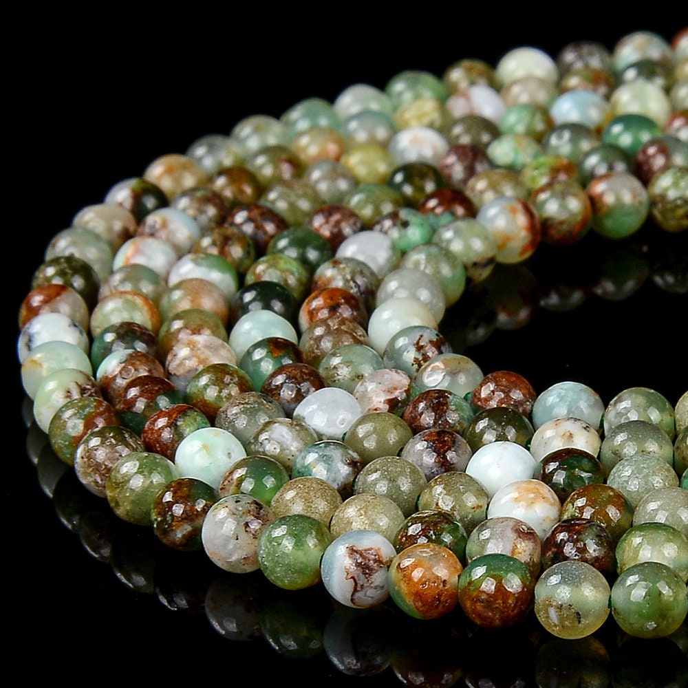 Natural Australian Chrysoprase Gemstone Grade A 4mm Round Loose Beads 15 Inch Full Strand (80018173-p93) Natural Australian Chrysoprase Gemstone Grade A 4mm Round Loose Beads 15 Inch Full Strand (80018173-p93)