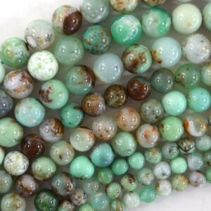 Natural Green Australia Chrysoprase Round Beads Gemstone 15" Strand 6mm 8mm 10mm Natural Green Australia Chrysoprase Round Beads Gemstone 15" Strand 6mm 8mm 10mm
