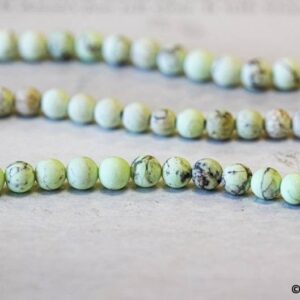 S-m/ Matte Lemon Chrysoprase 4mm/ 6mm/ 8mm Round Beads 15.5" Long Stabilized Soft Lemon Green Color Gemstone Matte Finished S-m/ Matte Lemon Chrysoprase 4mm/ 6mm/ 8mm Round Beads 15.5" Long Stabilized Soft Lemon Green Color Gemstone Matte Finished