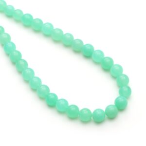 Chrysoprase Smooth Round Ball Beads, 7 Mm To 8 Mm, Chrysoprase Round Shape Beads, Plain Chrysoprase Beads, 18 Inch Strand, Price Per Strand