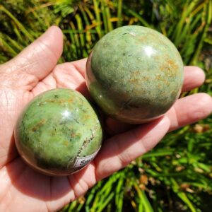 Chrysoprase Crystal Sphere, Heart Chakra Stone, Green Chrysoprase Gemstone Sphere, Meditation Crystal, Spiritual Healing Stone, Gift for her Chrysoprase Crystal Sphere, Heart Chakra Stone, Green Chrysoprase Gemstone Sphere, Meditation Crystal, Spiritual Healing Stone, Gift for her