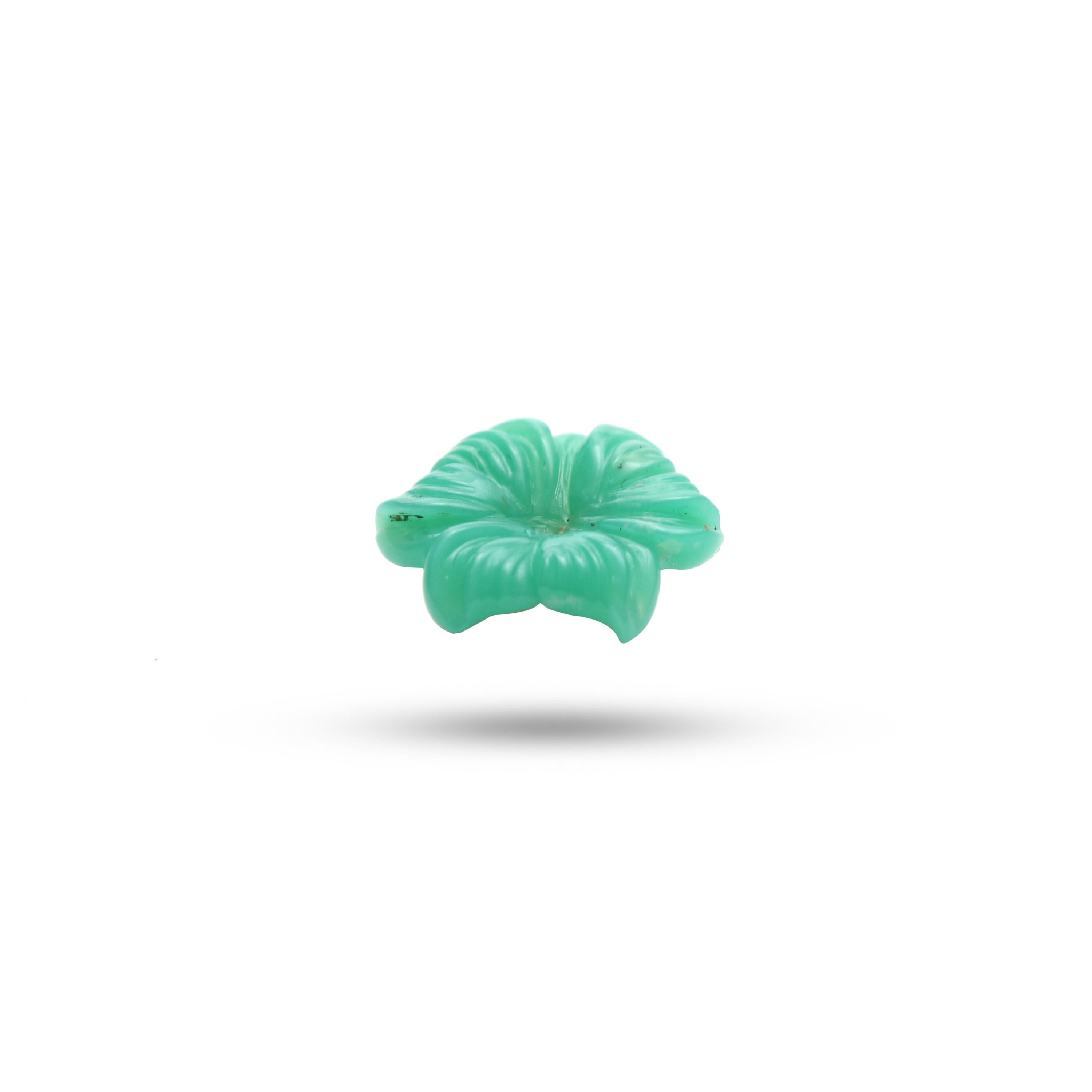 Natural Chrysoprase Flower Carving Loose Gemstone, 16x16 Mm, Chrysoprase Jewelry Handmade Gift For Women, 1 Piece Natural Chrysoprase Flower Carving Loose Gemstone, 16x16 Mm, Chrysoprase Jewelry Handmade Gift For Women, 1 Piece