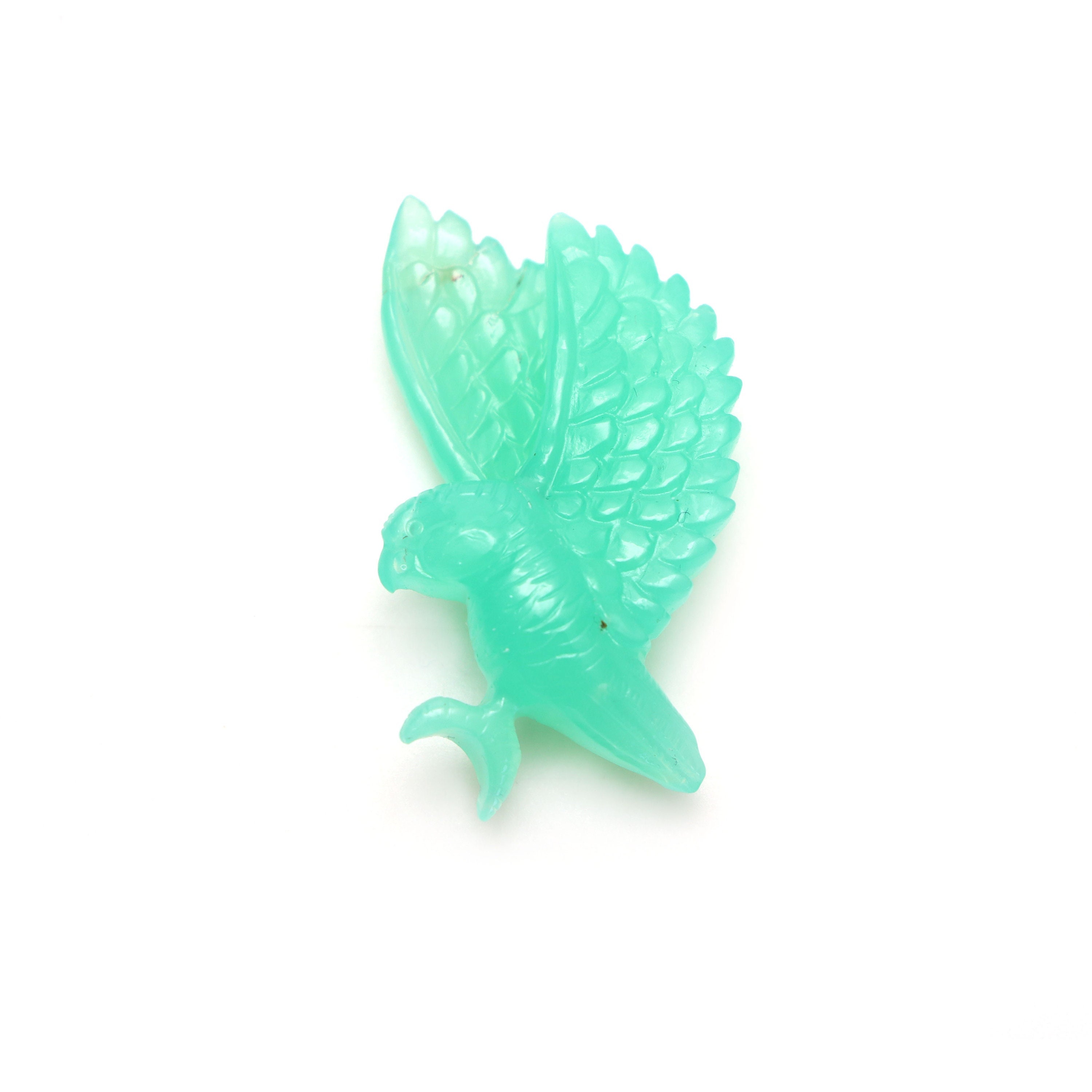 Natural Chrysoprase Hawk Carving Loose Gemstone, 28x41 Mm, Chrysoprase Jewelry Making Gemstone, Hawk Carving, 1 Piece Natural Chrysoprase Hawk Carving Loose Gemstone, 28x41 Mm, Chrysoprase Jewelry Making Gemstone, Hawk Carving, 1 Piece