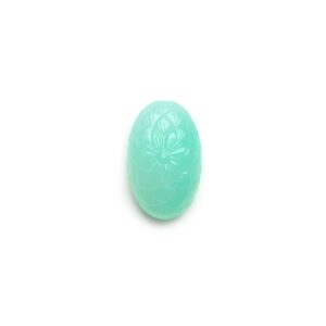 Natural Chrysoprase Oval Carving Loose Gemstone, 15x24 mm, Chrysoprase Handmade Jewelry Making Gemstone, 1 Piece Natural Chrysoprase Oval Carving Loose Gemstone, 15x24 mm, Chrysoprase Handmade Jewelry Making Gemstone, 1 Piece
