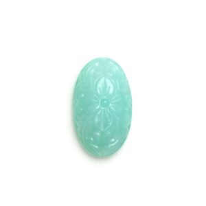 Natural Chrysoprase Oval Carving Loose Gemstone, 17x29 mm, Chrysoprase Handmade Jewelry Making Gemstone, 1 Piece Natural Chrysoprase Oval Carving Loose Gemstone, 17x29 mm, Chrysoprase Handmade Jewelry Making Gemstone, 1 Piece