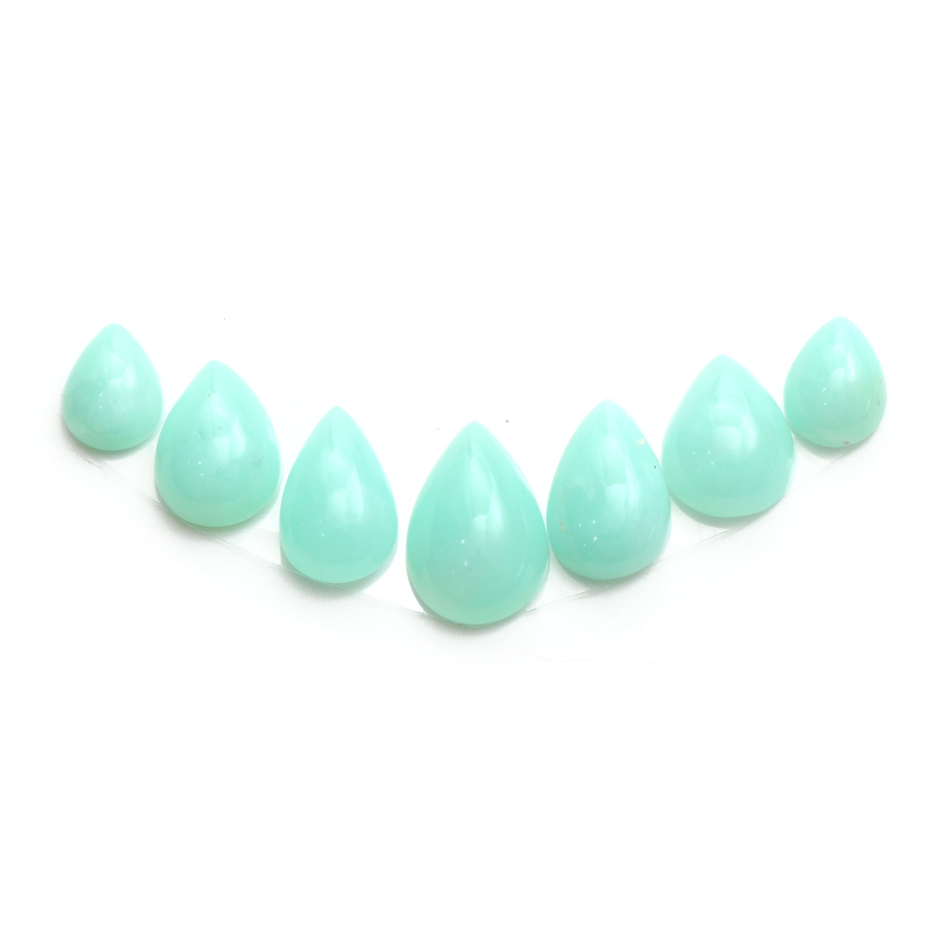 Natural Chrysoprase Smooth Pear Loose Gemstone, 9x12mm To 12x18mm, Chrysoprase Pear Jewelry Making Gemstone, Gift For Her, Set Of 7 Pieces Natural Chrysoprase Smooth Pear Loose Gemstone, 9x12mm To 12x18mm, Chrysoprase Pear Jewelry Making Gemstone, Gift For Her, Set Of 7 Pieces