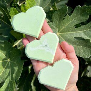 RARE Citron Chrysoprase Hearts | Lemon Chrysoprase Heart Carvings