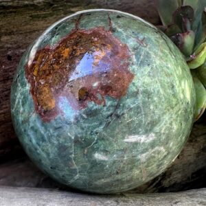 Chrysoprase Sphere From Madagascar Chrysoprase Sphere From Madagascar