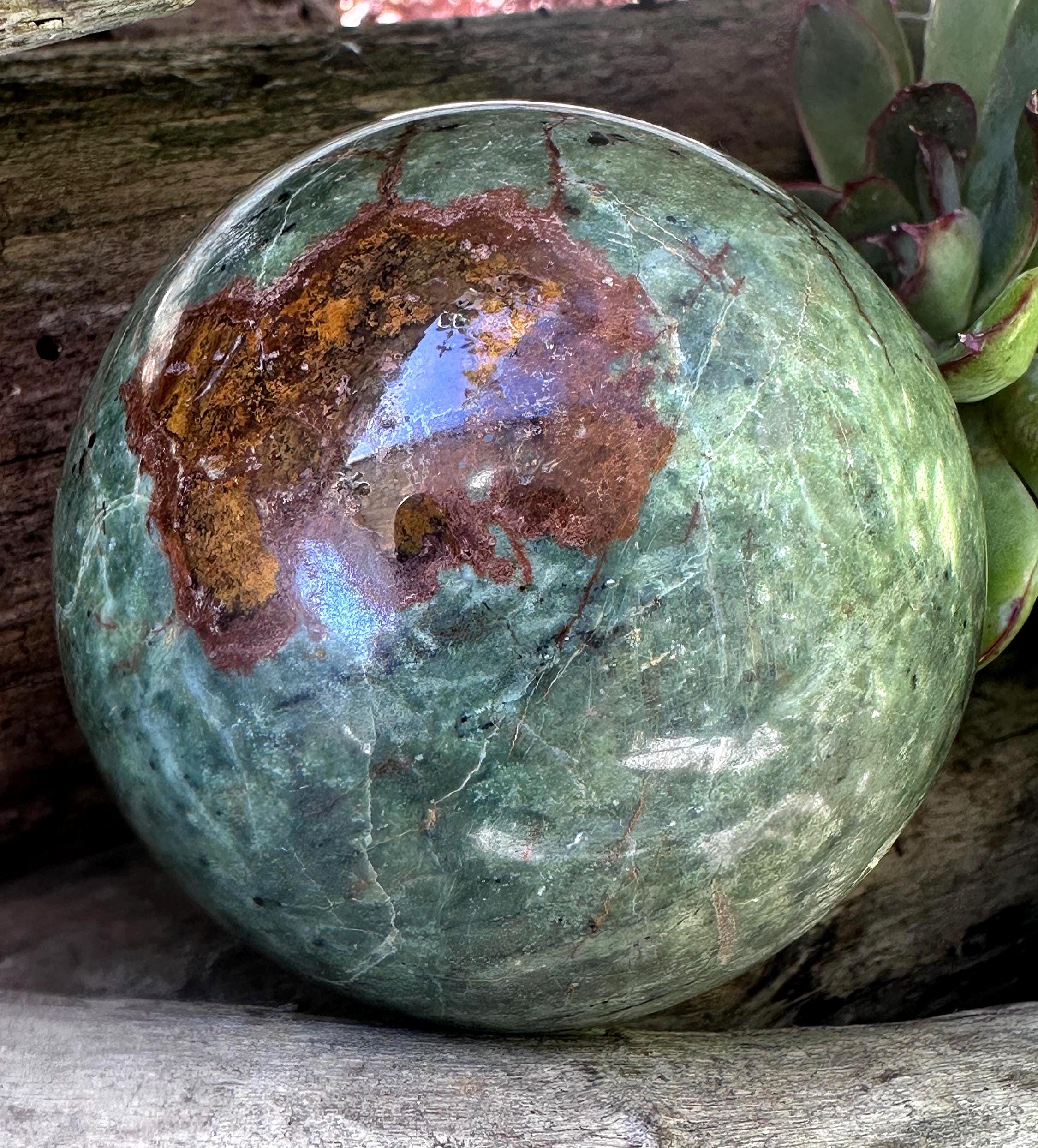 Chrysoprase Sphere From Madagascar