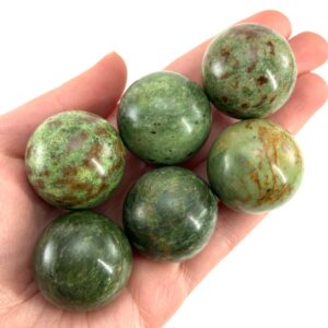 Chrysoprase Sphere | Polished Green Crystal Ball (Heart Chakra) Chrysoprase Sphere | Polished Green Crystal Ball (Heart Chakra)