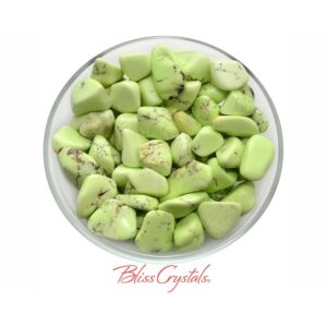 Citron Chrysoprase Grade Aa Tumbled Stone #cc23