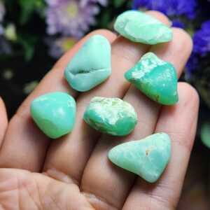 Australian Chrysoprase Crystal - Polished Chrysoprase - Tumbled Chrysoprase - Natural Chrysoprase Stone - Green Chrysoprase - Tumbled Stones