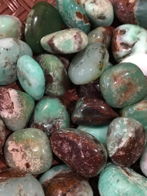 Chrysoprase Crystal Tumble, Healing Crystal, Healing Stone, Chakra Crystal, Metaphysical Crystal