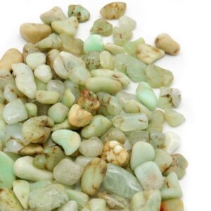 Tumbled Petite Chrysoprase - Wire Wrapping - Collecting - Chakra - Tumbled Stone - Choose Your Weight (ts-138)