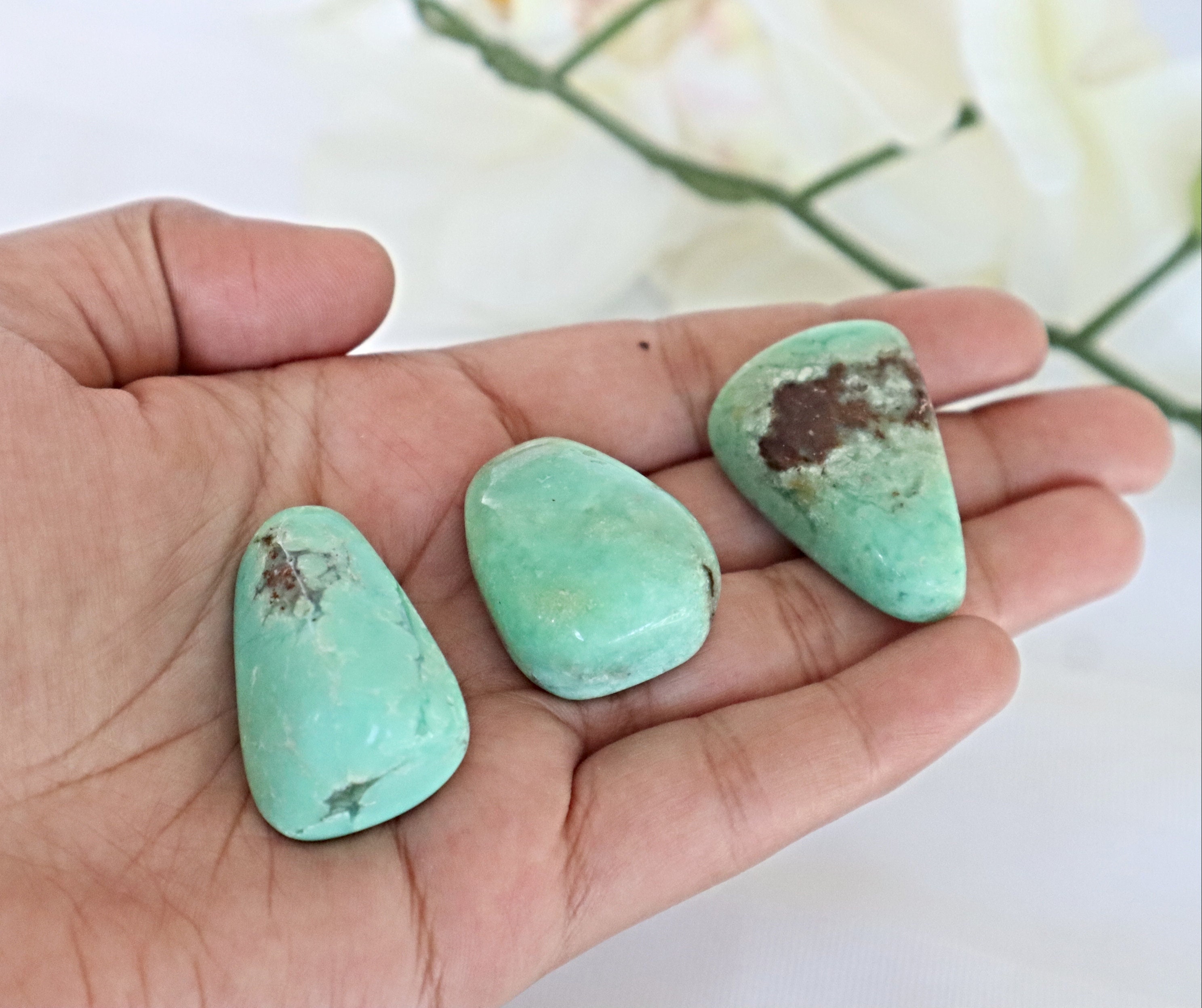 Chrysoprase Stone Large 1.5 Inch 30mm Chrysoprase Crystal Chrysoprase Stone Large 1.5 Inch 30mm Chrysoprase Crystal