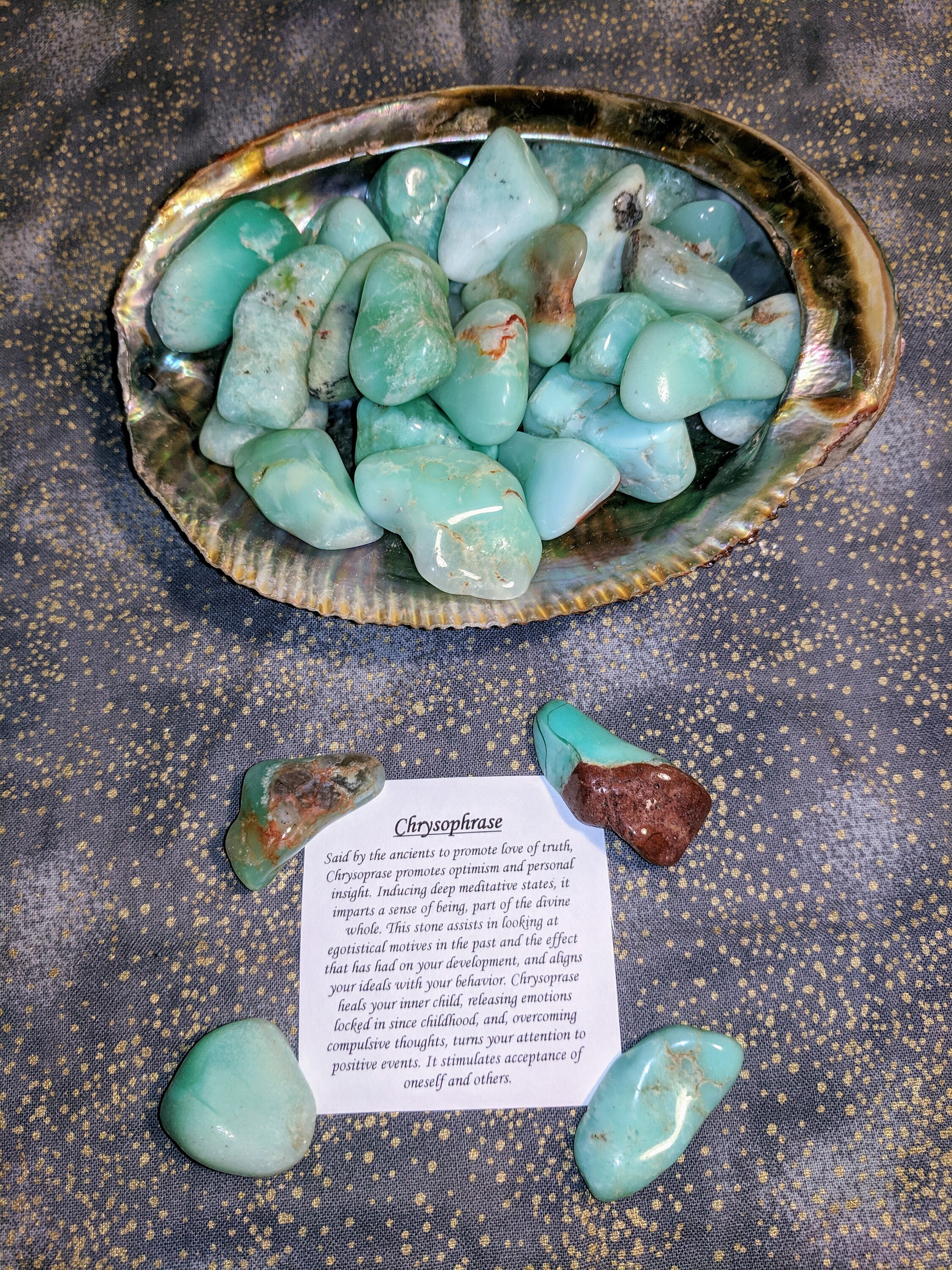 Chrysoprase Tumbled