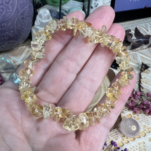 Citrine Crystal Chip Bracelet