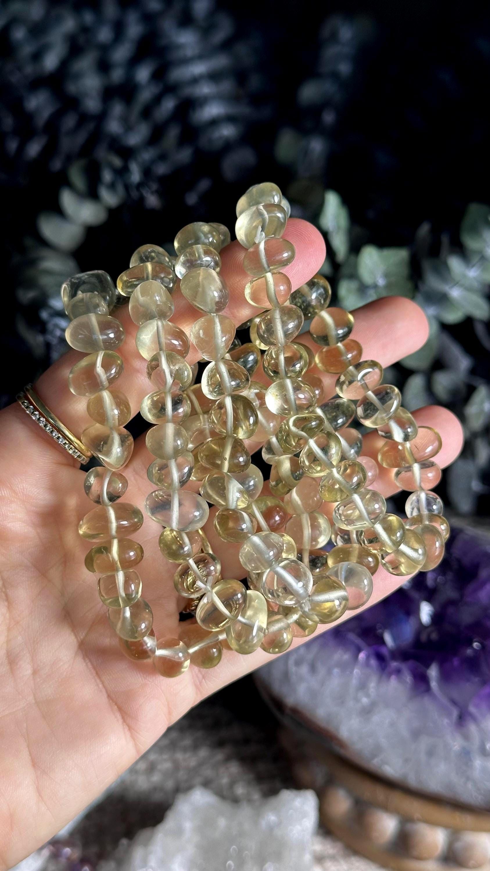 Tumbled Citrine Bracelet Crystal Bracelet
