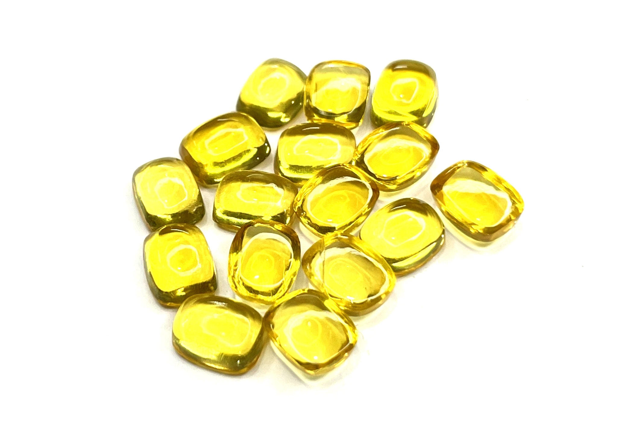 Aaa Citrine Baguette Cabochon Gemstone Lot (25.95 Carat, 8x6 Mm) Aaa Citrine Baguette Cabochon Gemstone Lot (25.95 Carat, 8x6 Mm)