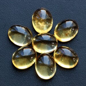 Oval Citrine Cabochon: November Birthstone, Loose Gemstone Oval Citrine Cabochon: November Birthstone, Loose Gemstone