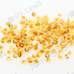 Citrine Rose Cut Cabochon 2mm Round - per stone Citrine Rose Cut Cabochon 2mm Round - per stone
