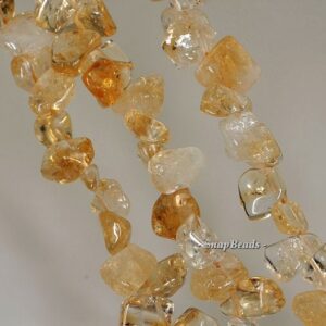 14x12-8x6mm Citrine Quartz Gemstone Pebble Nugget Loose Beads 7 Inch Half Strand Lot 1,2,6 And 12 (90191499-b42-595)