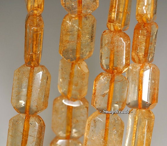 18x13mm Citrine Quartz Gemstone Faceted Nugget Loose Beads 7 Inch Half Strand Lot 1,2 And 6 (90191319-b14-524)