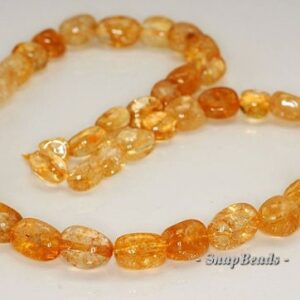 20x12-14x10mm Citrine Quartz Gemstone Gradated Nugget Loose Beads 20 Inch Full Strand Lot 1,2,6 And 12 (90191524-b42-588)