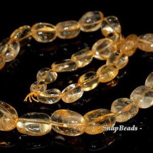 20x16-10x8mm Citrine Quartz Gemstone Gradated Nugget Loose Beads 20 Inch Full Strand Lot 1,2,6 And 12 (90191509-b41-587)