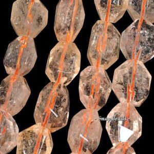 20x19-14x13mm Citrine Quartz Gemstone Faceted Nugget Loose Beads 7.5 Inch Half Strand Lot 1,2,6 And 12 (90191321-b14-524)